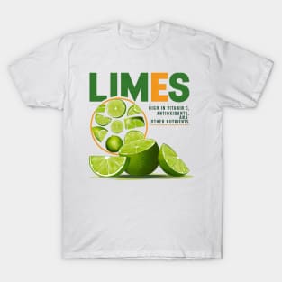 Lime Burst With Health Benefits T-Shirt